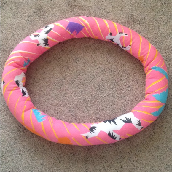 HAND CRAFTED Pink Animal Print Cat Pillow - Picture 2 of 4